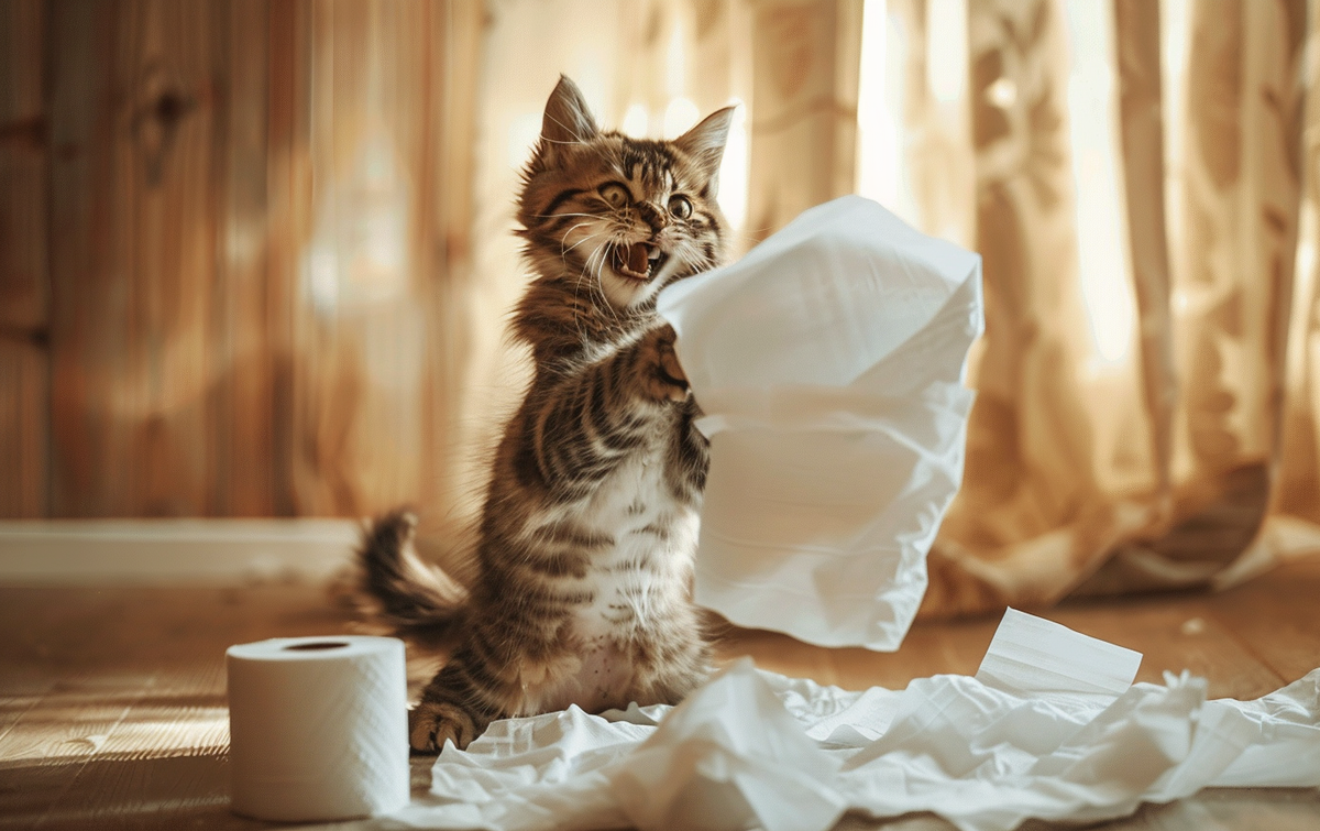 Домашний котодень: топ-10 кошачьих занятий за закрытыми дверями / Изображение: AlphaPet