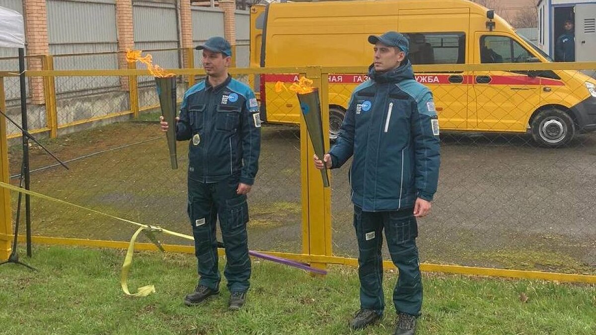    В Краснодаре торжественно газифицировали Сады Калинина Фото: t.me/zhkhkrasnodar