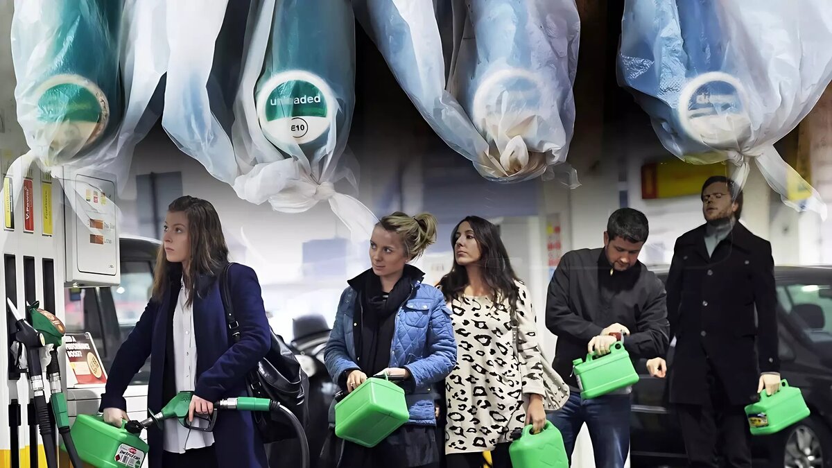     Граждане Финляндии массово скупают бензин и дизель, а также тару под топливо