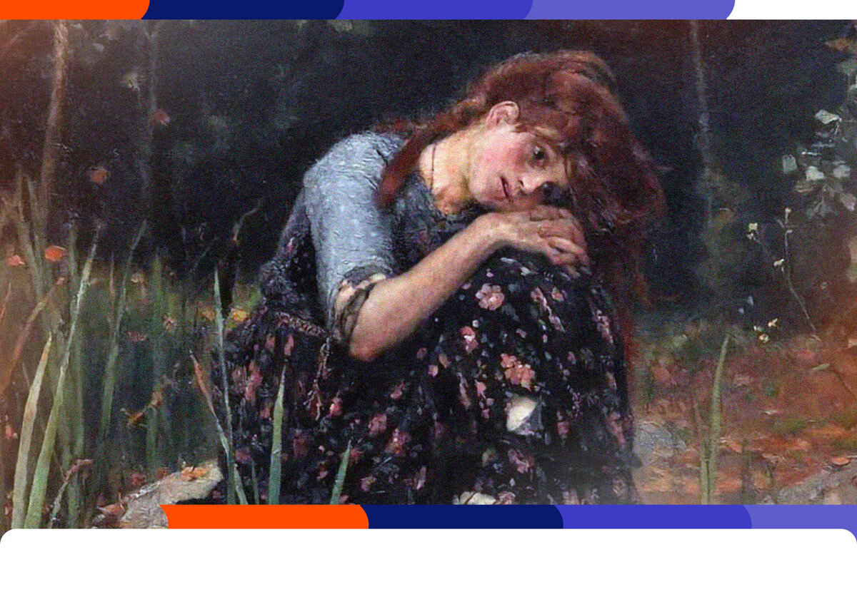 В 1881 году Виктор Васнецов, известный выдающимися работами, вдохновленными русскими народными сказками, создал картину под названием «Алёнушка».