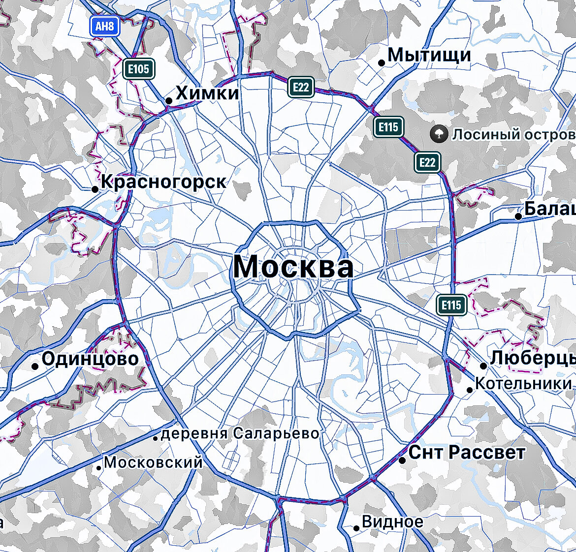 Планировка Москвы 