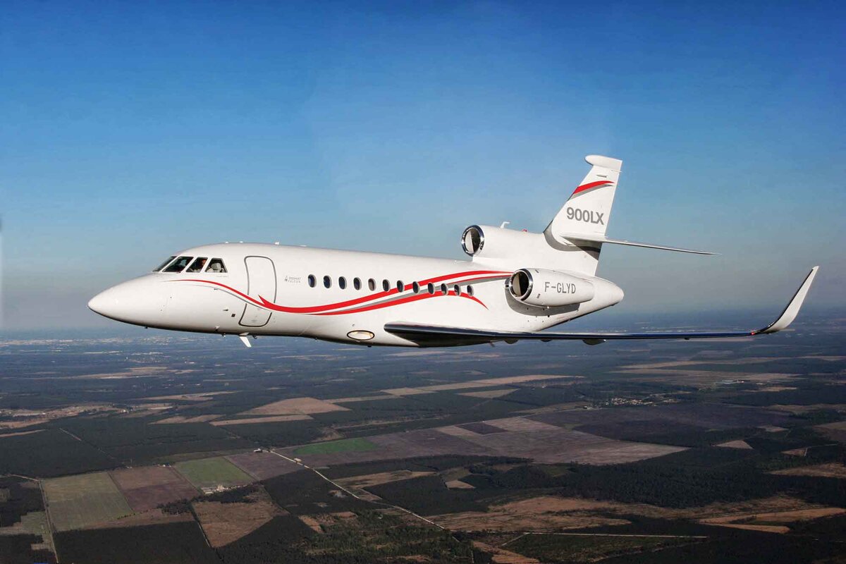 Самолёт британского министра обороны Dassault 900LX. Источник: Яндекс.Картинки