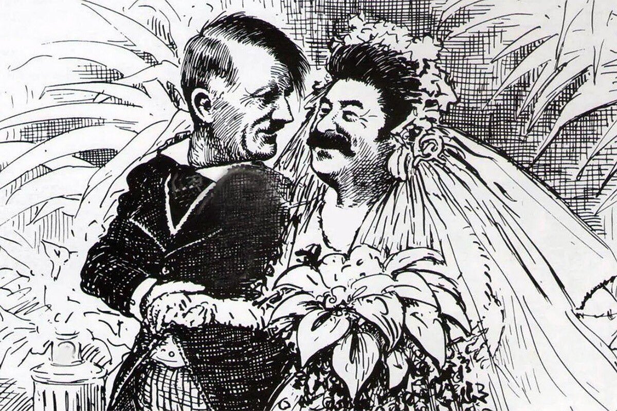 Caricature from a Ukrainian school history textbook