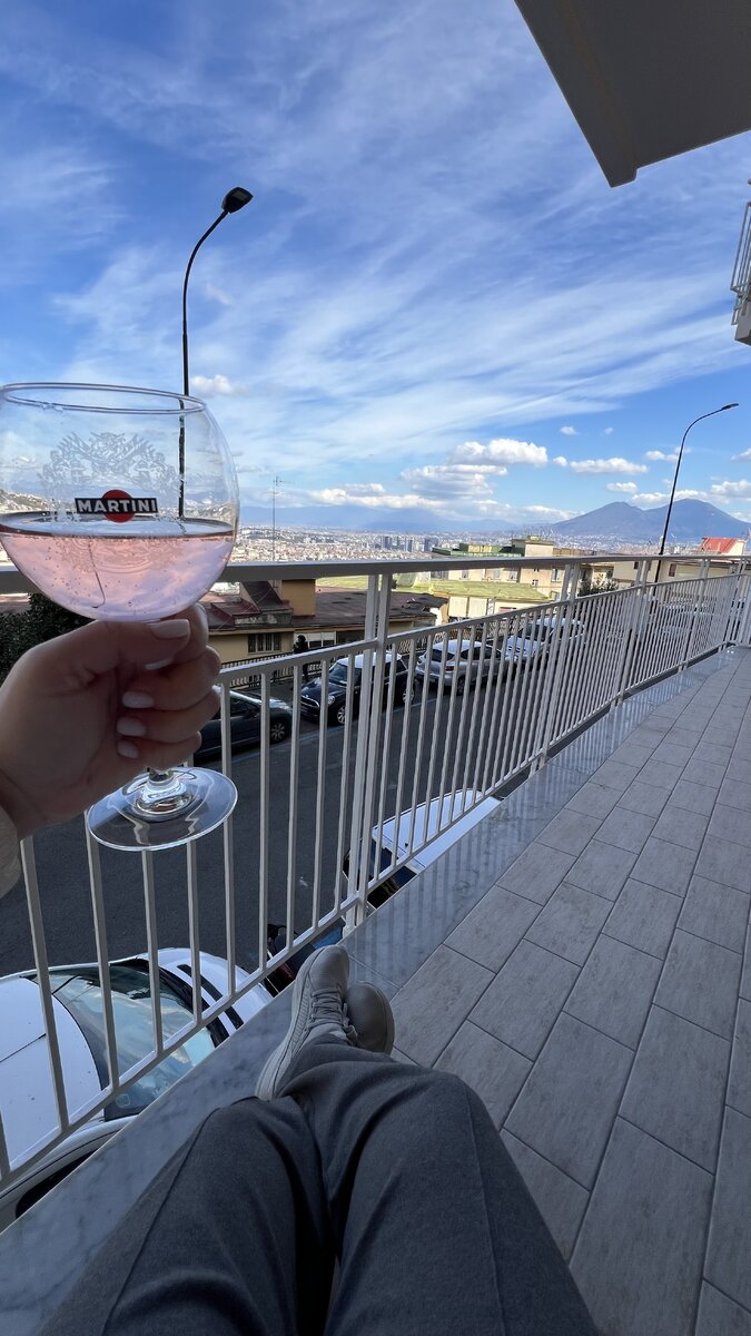 На тот самый Везувий 