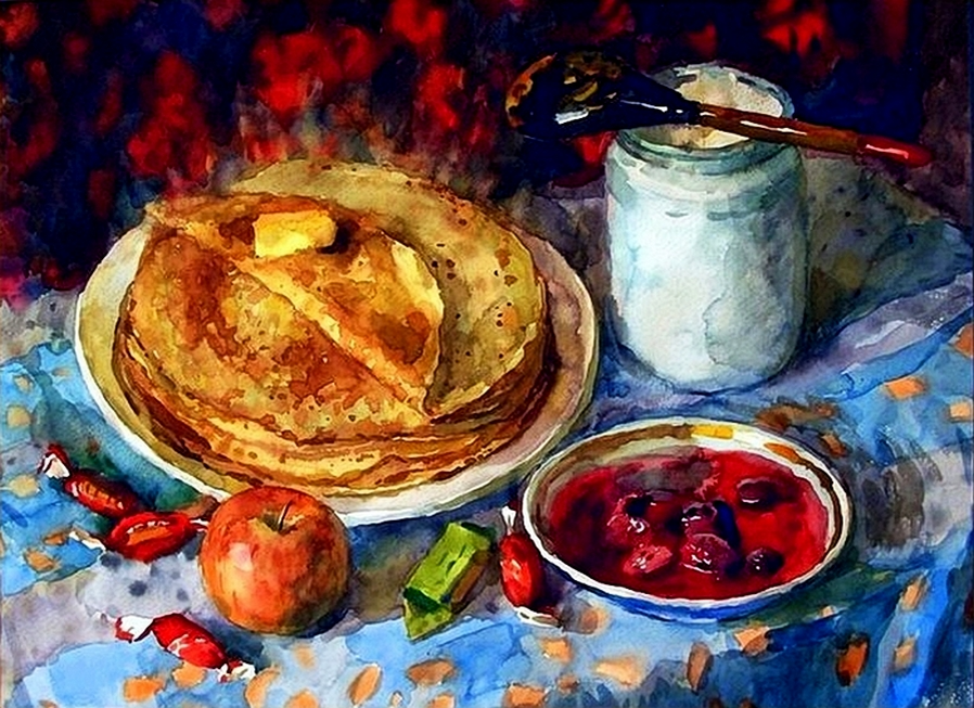 Анна Черкашина, «Масленица». Источник puzzleit.ru 