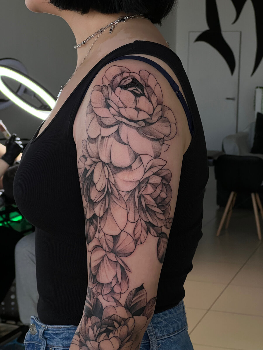 Пример хорошей и качественной татуировки