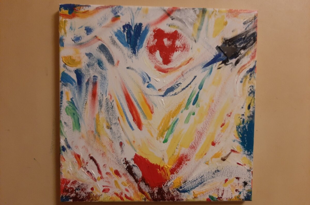 "Шутки кончились", масло. 100 000 р.