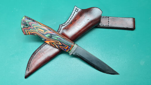 Нож ручной работы из Норвежской заготовки