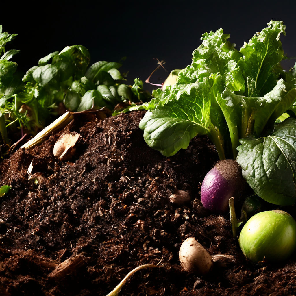 Слои компоста 