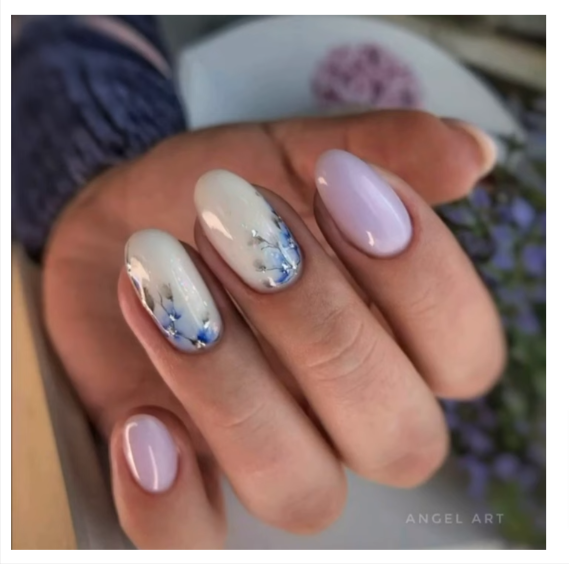 ногти на весну 2024 года. ногти на весну 2024 года. шикарные ногти. весенние ногти. весенний маникюр.