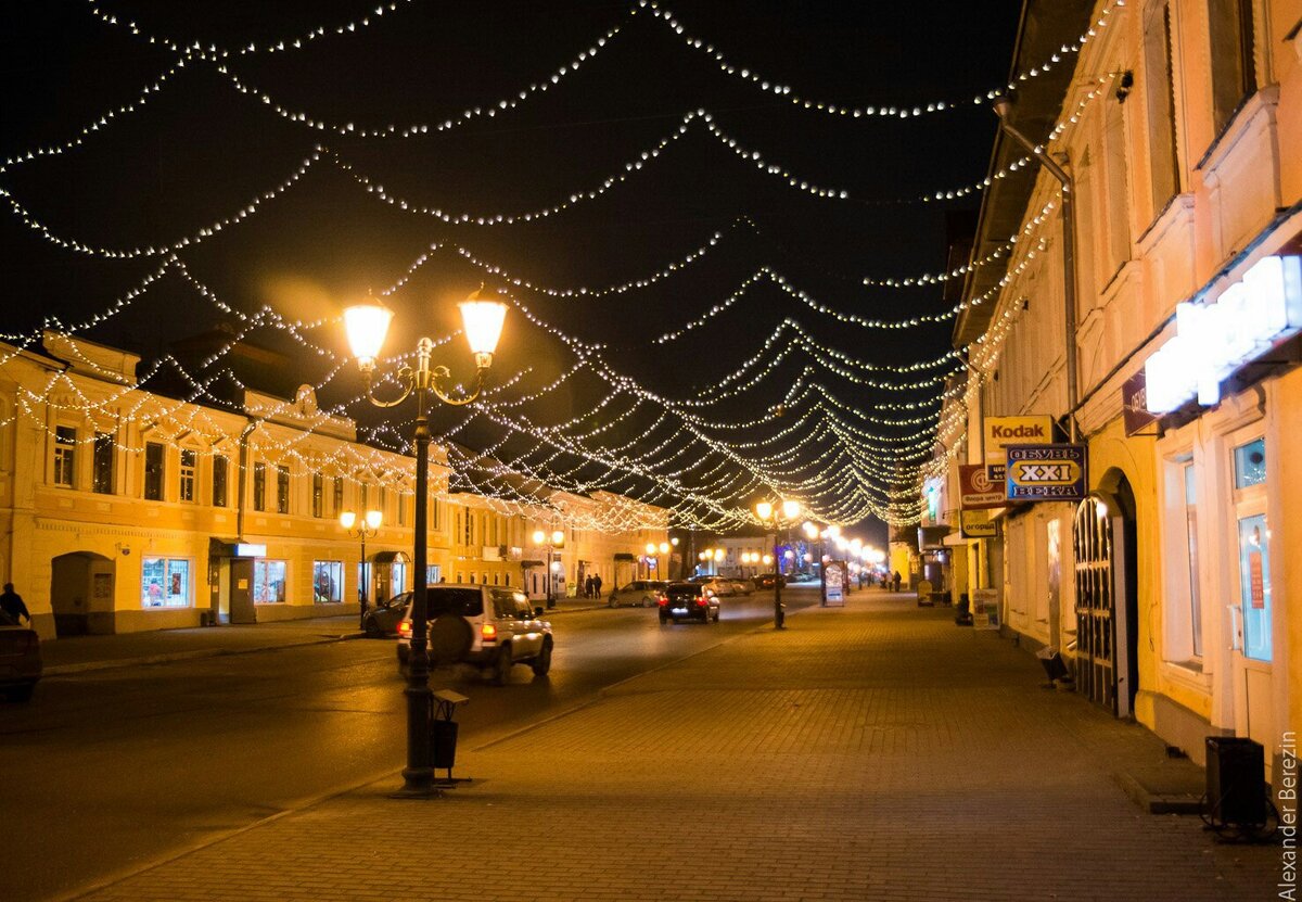 Вечерняя улица Московская (фото из интернета) 