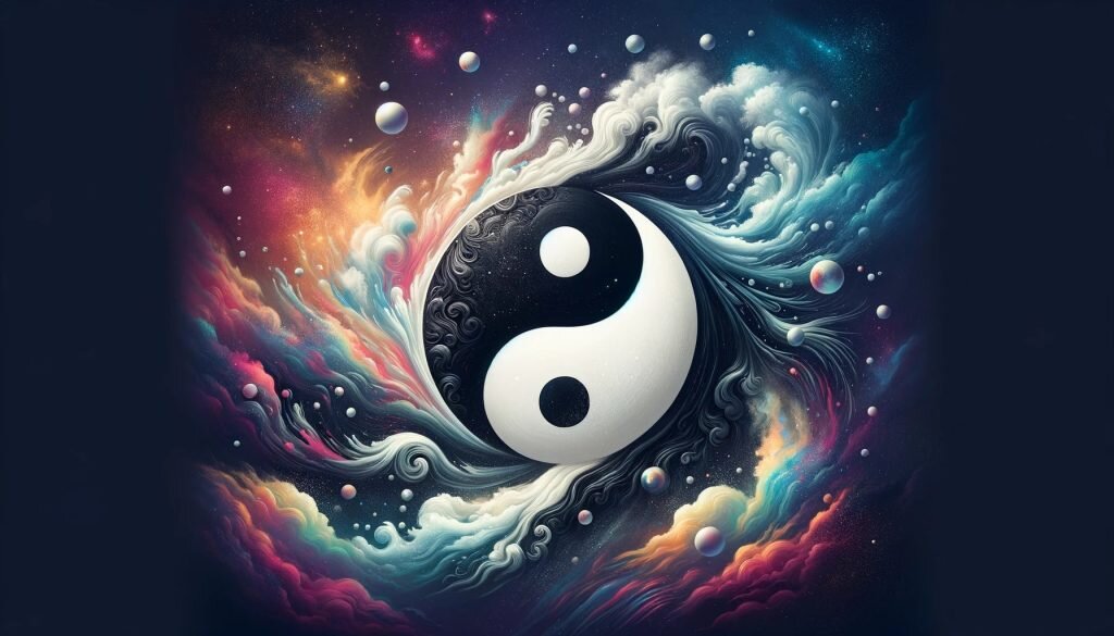 Инь и Янь. Авторские права на иллюстрацию принадлежат медиагруппе "Хакнем" и защищены товарным знаком ®️