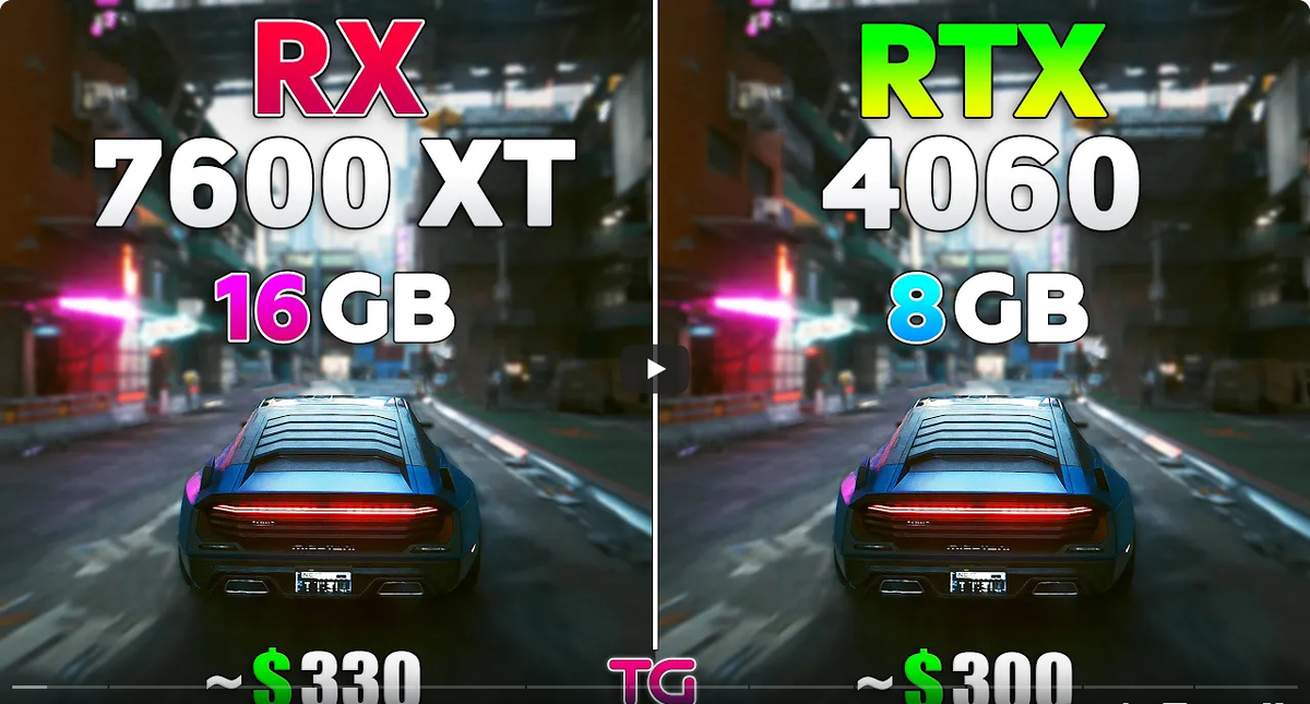 4060 vs 7600xt