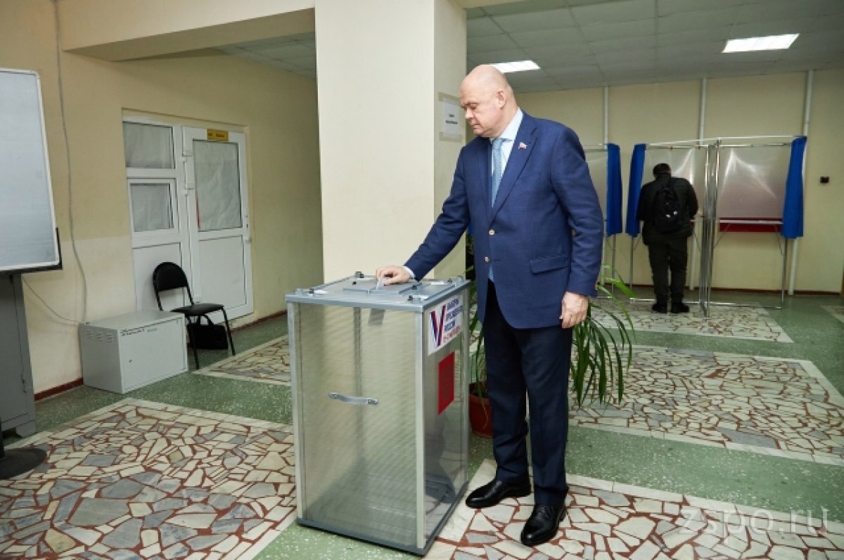    Спикер Заксобрания Вадим Супиков принял участие в выборах Президента РФ