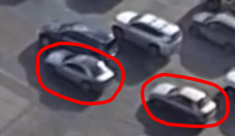 Мерседес, а за ним Шевроле Ланос Валентина. Скрин: камера Интерсвязь.