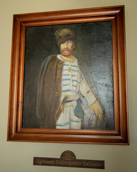 Клуб-шале "Верхотурье". Портрет отца-основателя государевой дороги