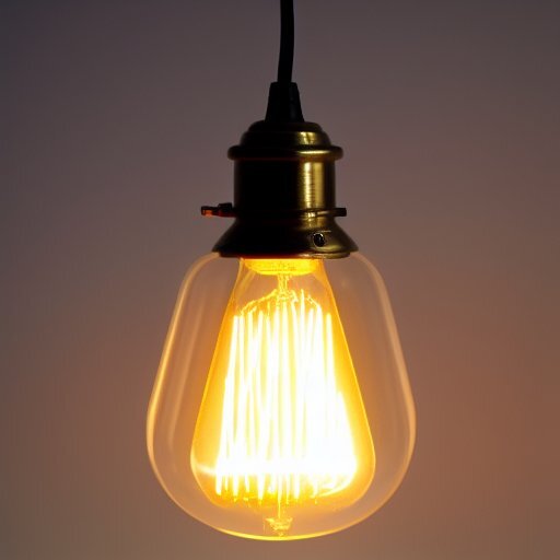 Лампа накаливания.