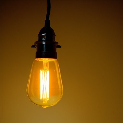 Лампа накаливания.