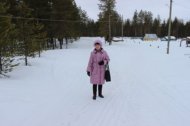 Заведующая общественным музеем деревни Медвежская Вера Копытова