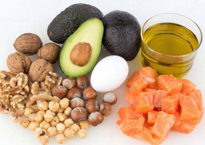 Продукты, содержащие полезные жиры. Взято из открытых источников.