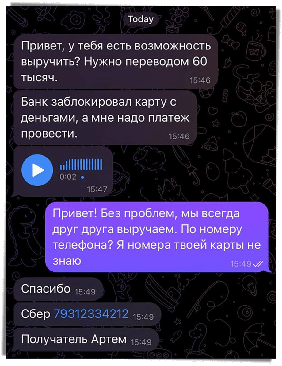 Мошенники ищут жертв в Telegram с помощью нейросети | Октагон.Медиа | Дзен