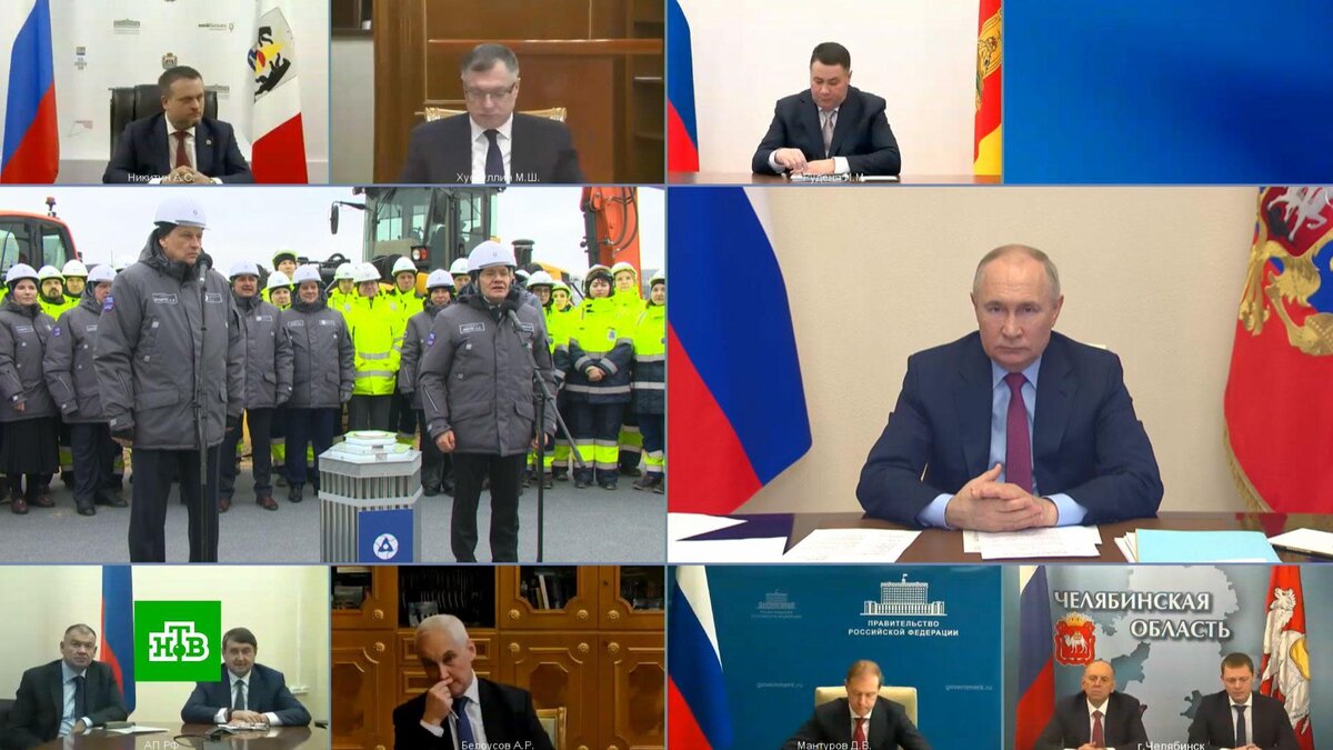    Путин дал старт строительству двух масштабных проектов