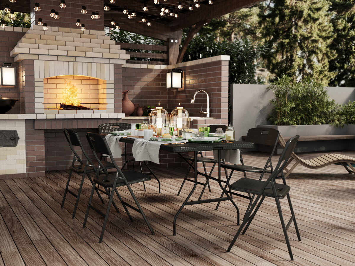 Складные стулья Lite, складной стол чемодан Кейт