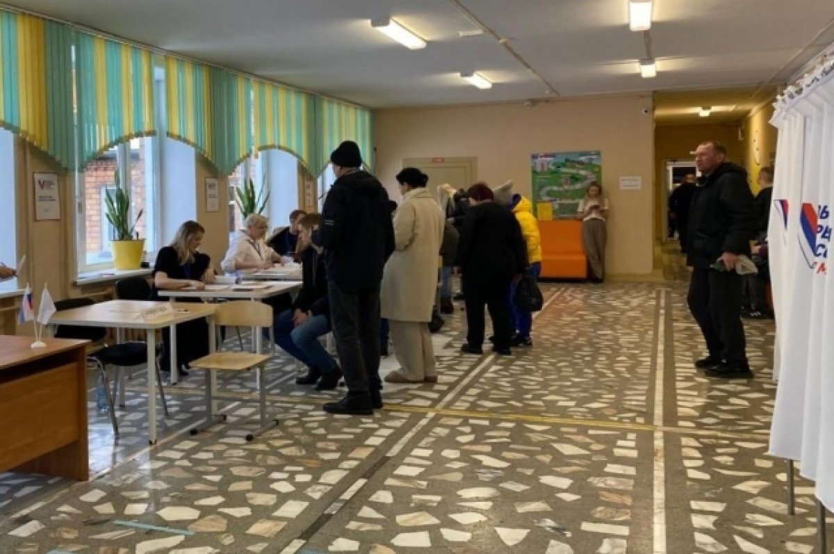    Уже 26 % избирателей Красноярского края проголосовали на выборах президента