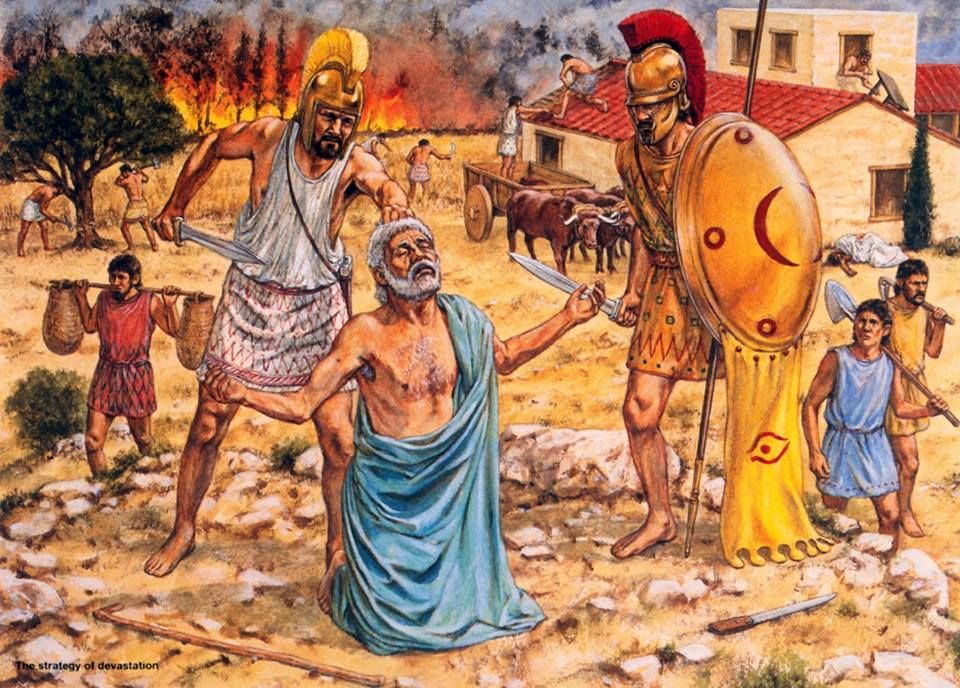 Убийство илота спартанцами