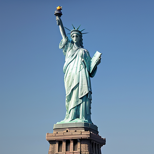 Статуя Свободы, Нью-Йорк, США. Продолжаю экспериментировать с ИИ