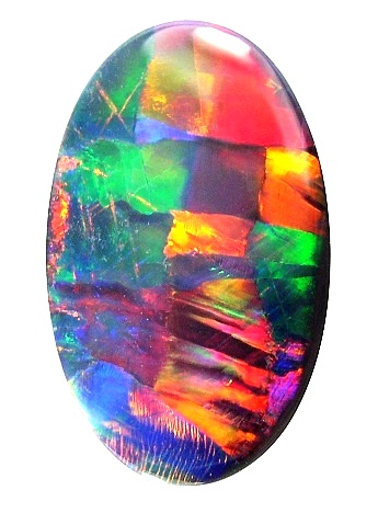Harlequin opal. Изображение взято из открытых источников.
