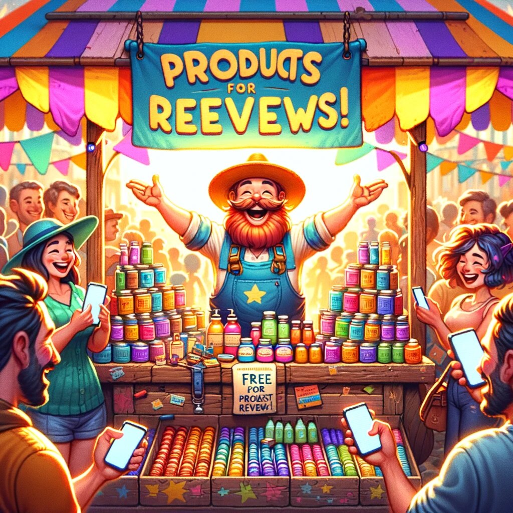 Товары за отзывы на Ягоде Халявы