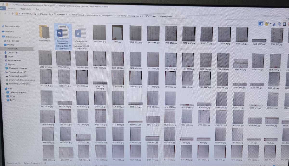Вот так выглядит экран с фотографиями страниц 