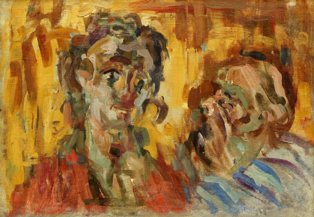    Сергей Романович, «Христос и Никодим», 1950-ые годы Фото: Изображение предоставлено «Собака.ru» пресс-службой «Царскосельской коллекции»