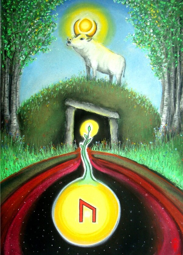 Анималистическая мощь руны Уруз