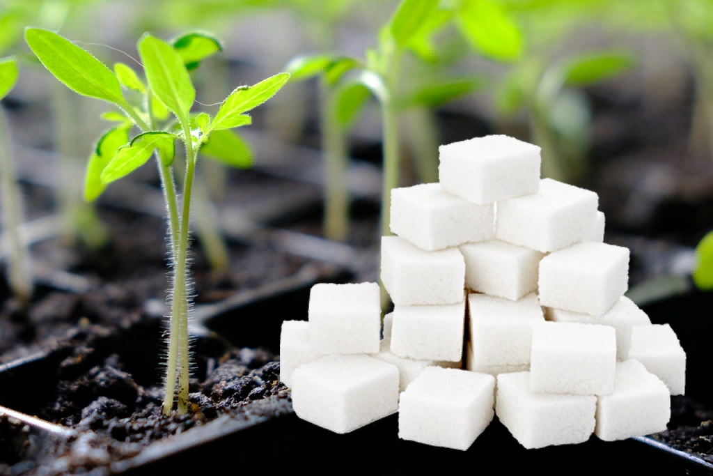 Сахарная подкормка для рассады: урожай будет больше, а плоды - слаще