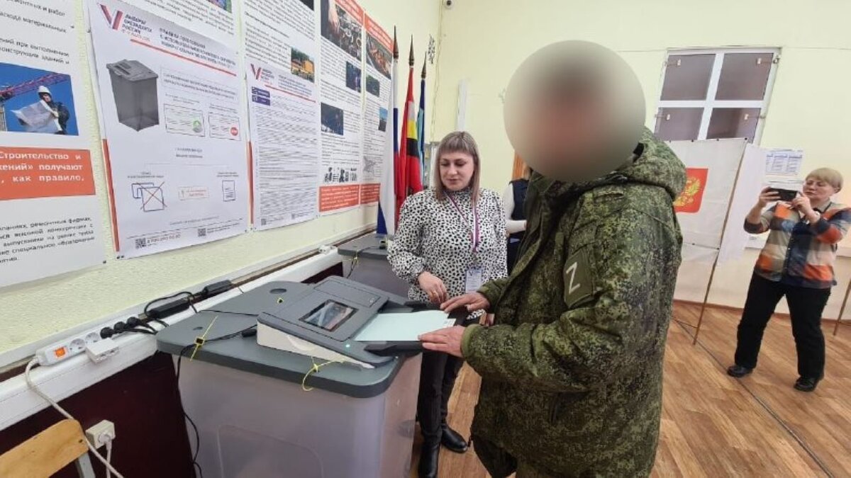    В Курской области участие в выборах принял участник СВО