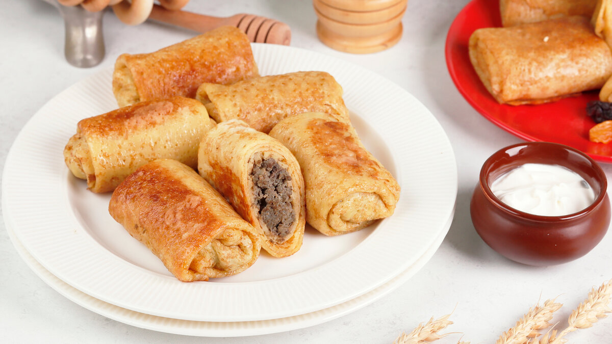 Блинчики с мясом ТМ «ЕРМОЛИНО»