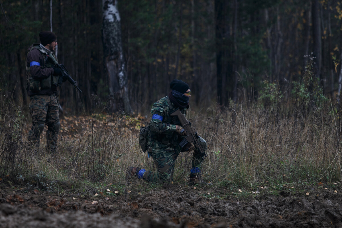 Украинский журналист шокирован увиденным в учебном центре ВСУ.  Фото: Фото: ФедералПресс / Евгений Поторочин