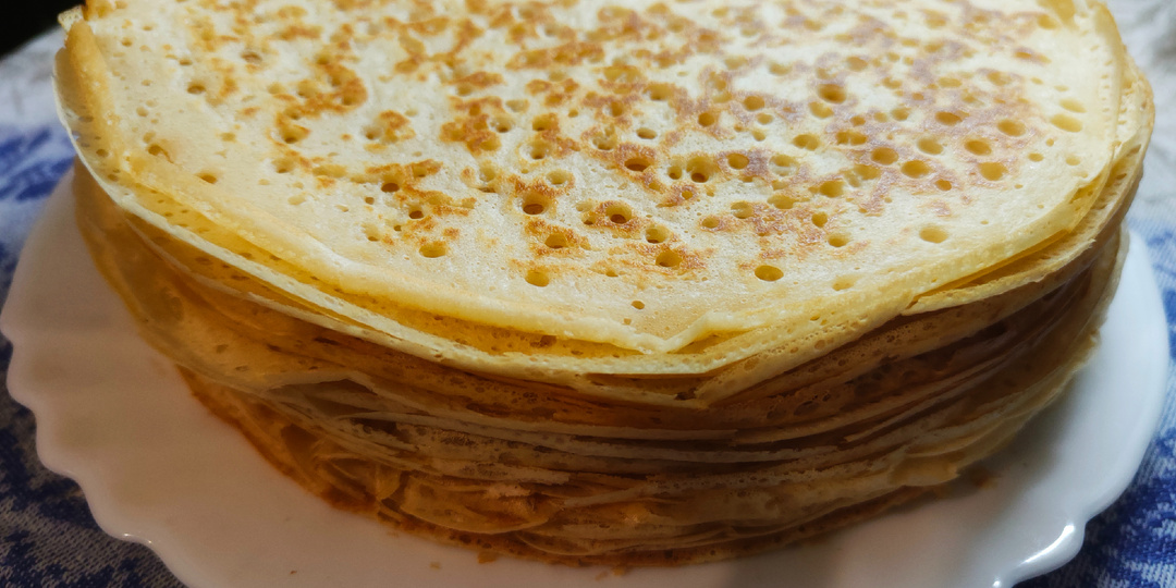 Блины как в блинных СССР, по рецепту из журнала Работница 🥞🚩