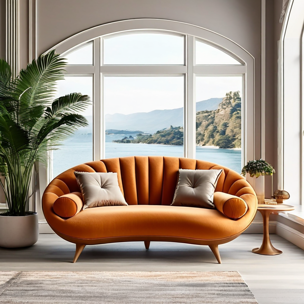 Декоративные подушки для дивана в интерьере гостиной Визуализация