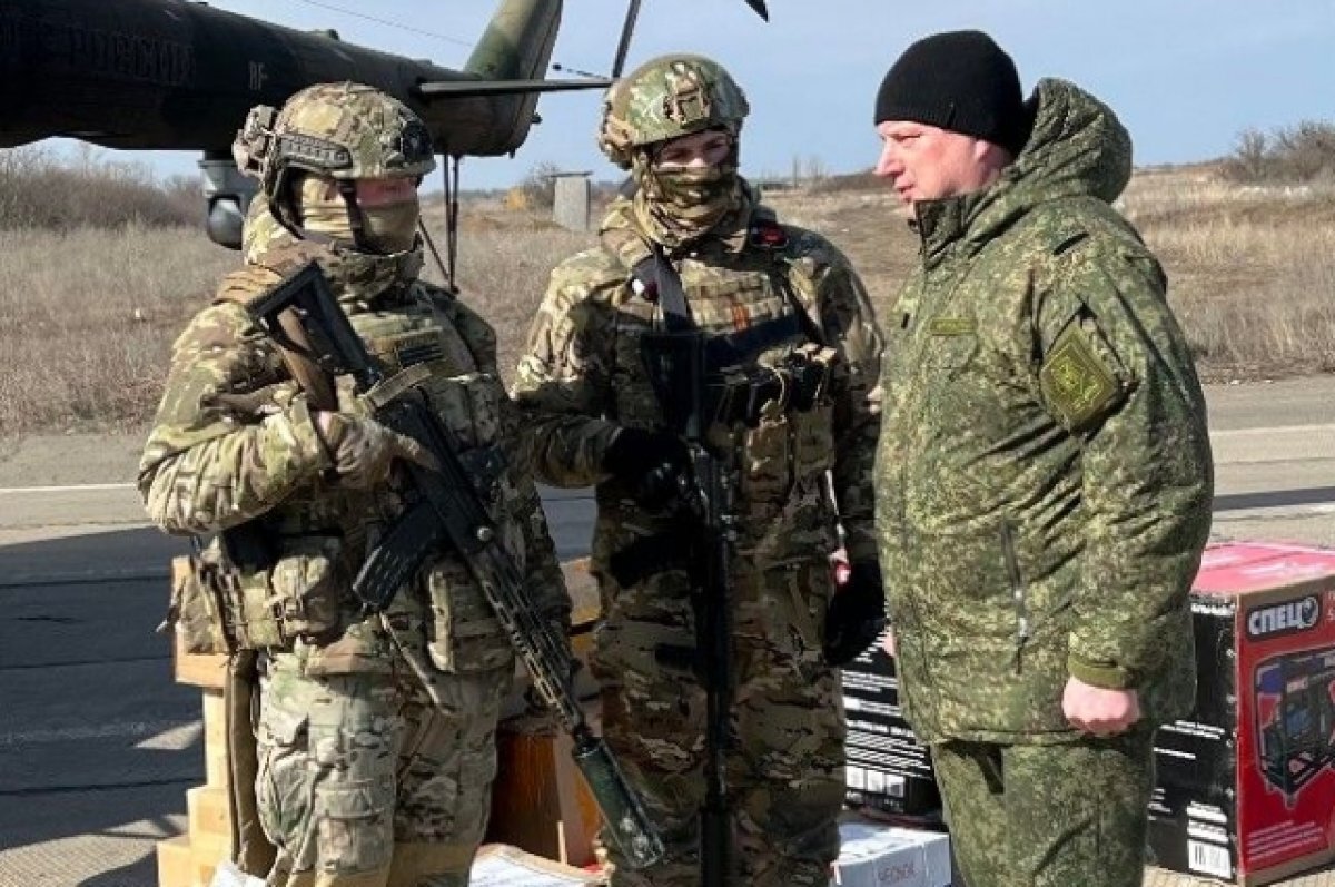    Донские власти передали спецназовцам СВО партию военно-технической помощи