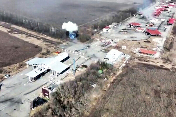 Уничтоженная техника украинской диверсионно-разведывательной группы, пытавшейся прорваться в Белгородскую область в районе населенного пункта Нехотеевка, 12 марта 2024 года / Пресс-служба Минобороны РФ   📷