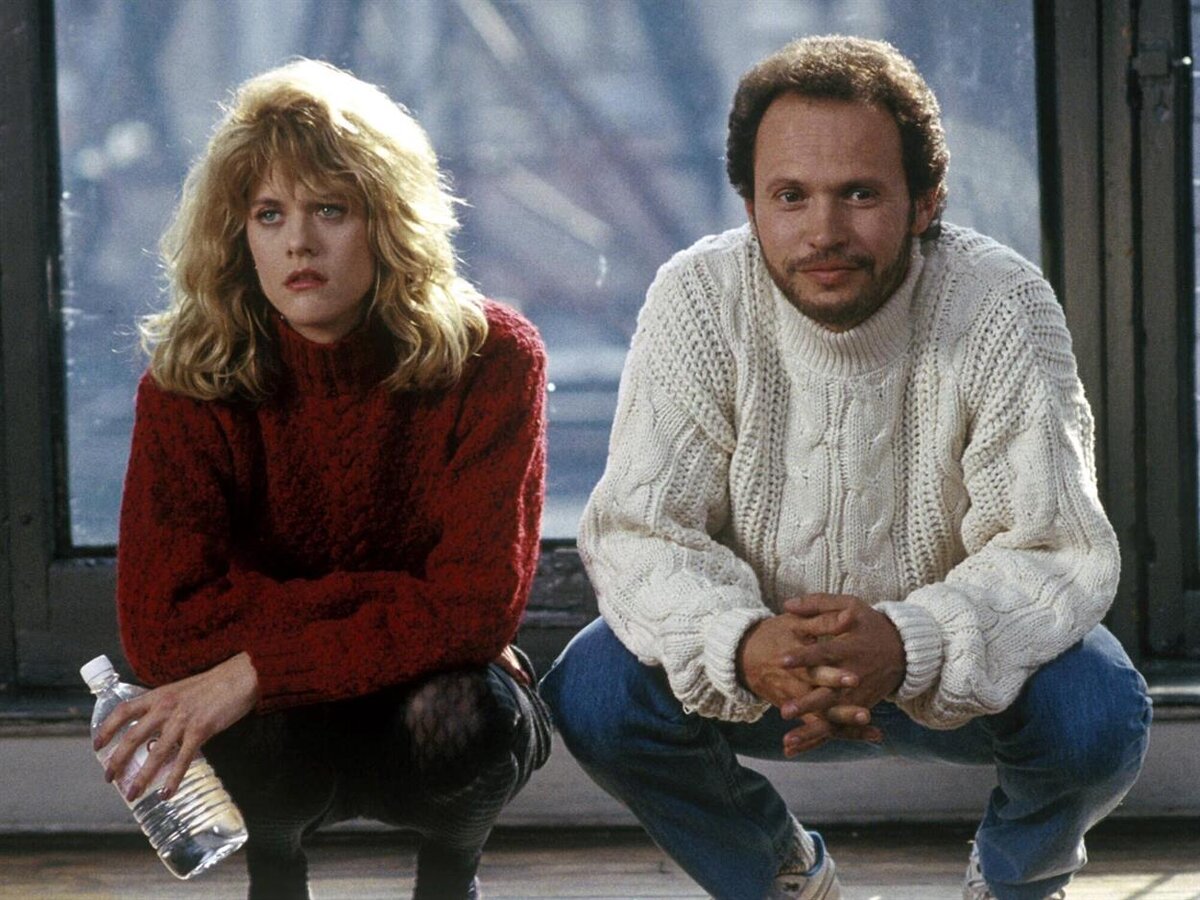 Мег Райан и Билли Кристал в фильме «Когда Гарри встретил Салли» (1989)