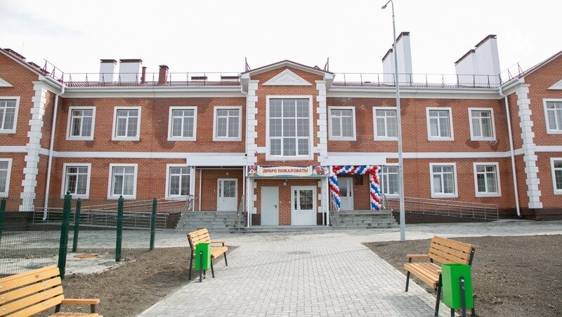    Новая школа на 143 места в селе Свобода Фото: Валерия Алтухова / / ИА «Победа26»