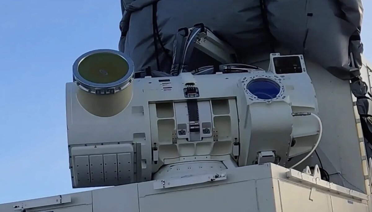    The DragonFire laser кадр из видео. © UK Defense Ministry