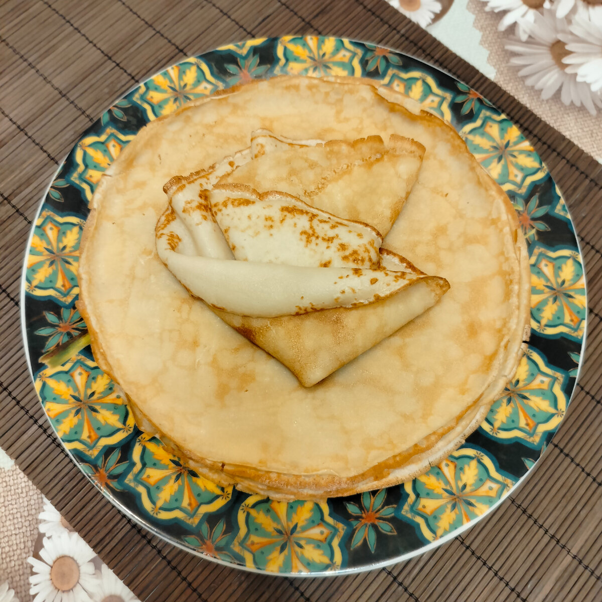 Тонкие блины для блинных мешочков