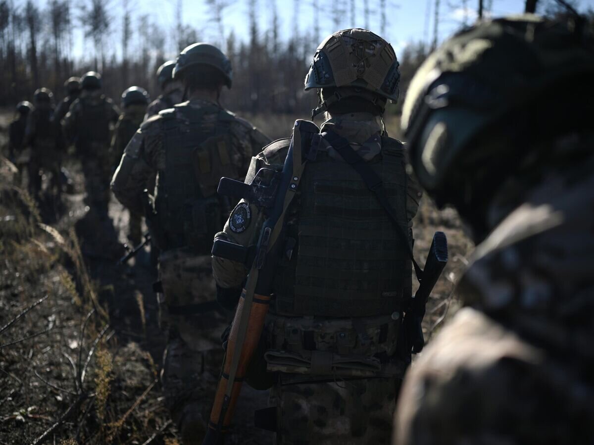    Российские военные в зоне проведения спецоперации© РИА Новости / Алексей Майшев