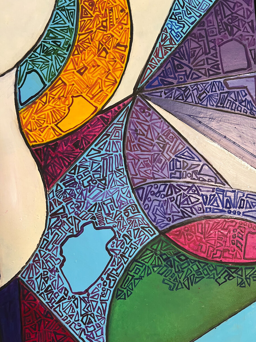 Галина Ленгник "Игра в бисер" (холст, масло) 9.06.2023 