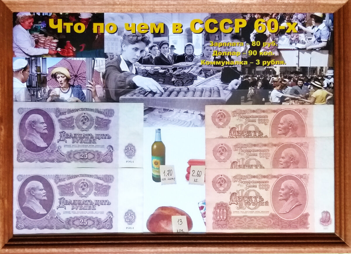 Что по чем в СССР 60-х. Зарплата – 80 руб. Доллар – 90 коп. Коммуналка – 3  рубля. | СУВЕНИРНАЯ НУМИЗМАТИКА КАЗАНЦЕВА | Дзен